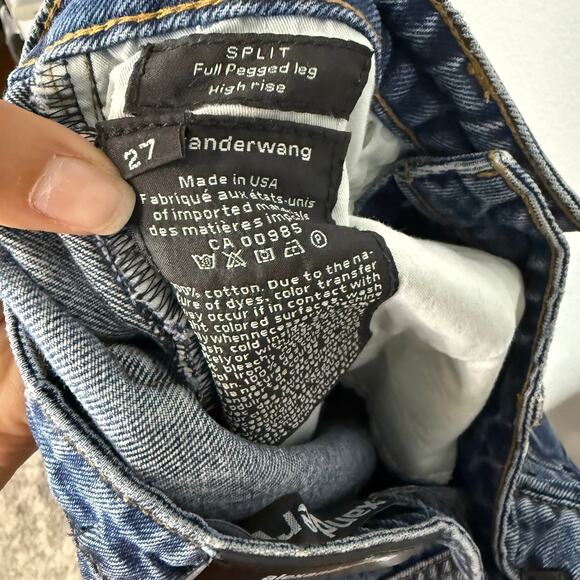 Alexander Wang Full Pegged Leg High Rise Size 27 - Picture 9 of 12